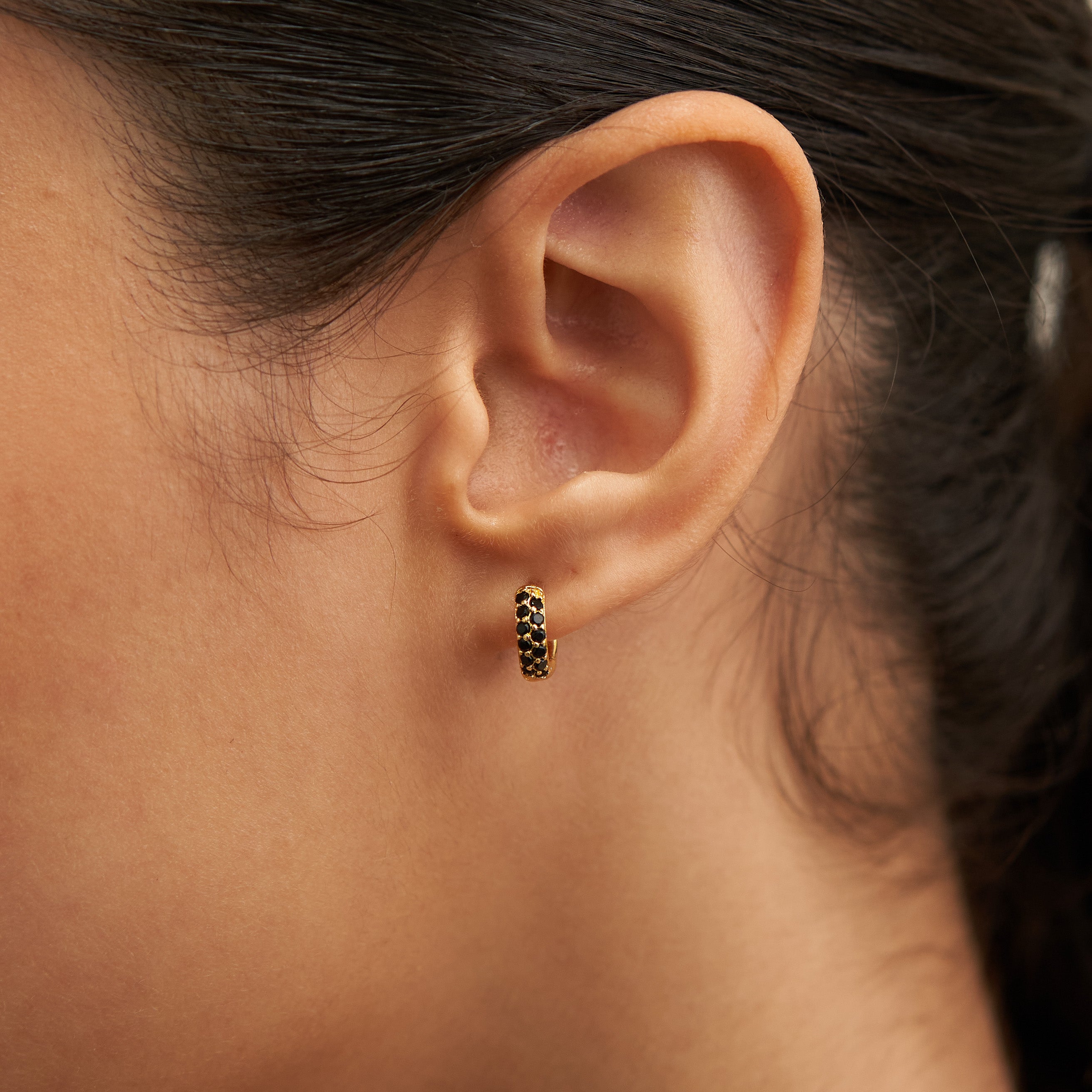 Waterproof Black Crystal Huggies