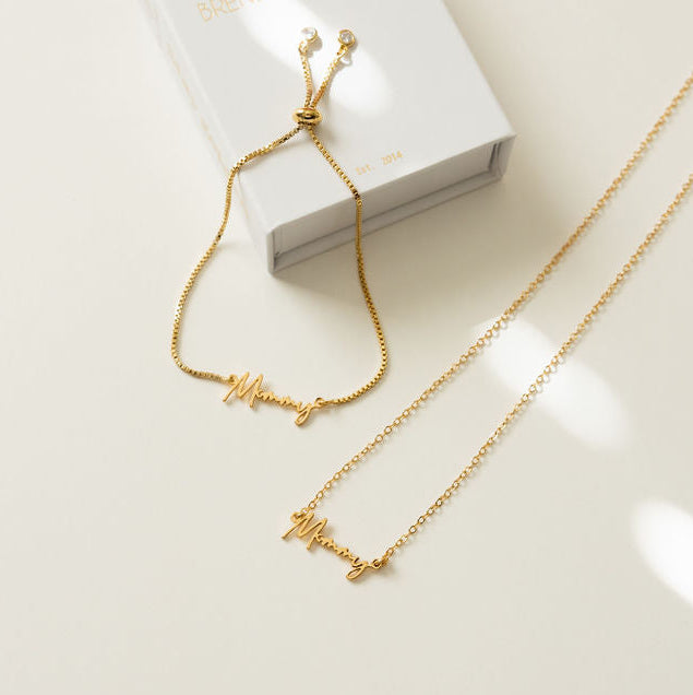 24K Gold Mommy Bracelet
