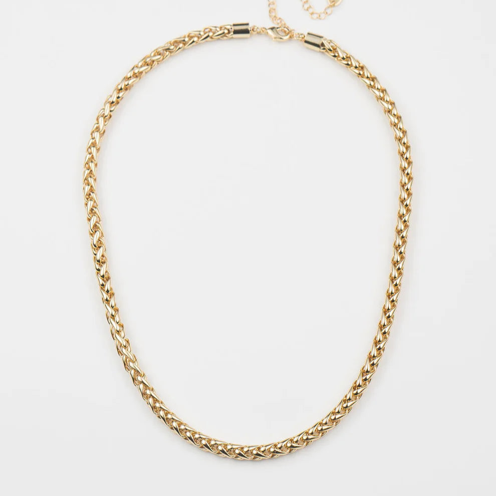 18K Gold Chunky Knotted Necklace
