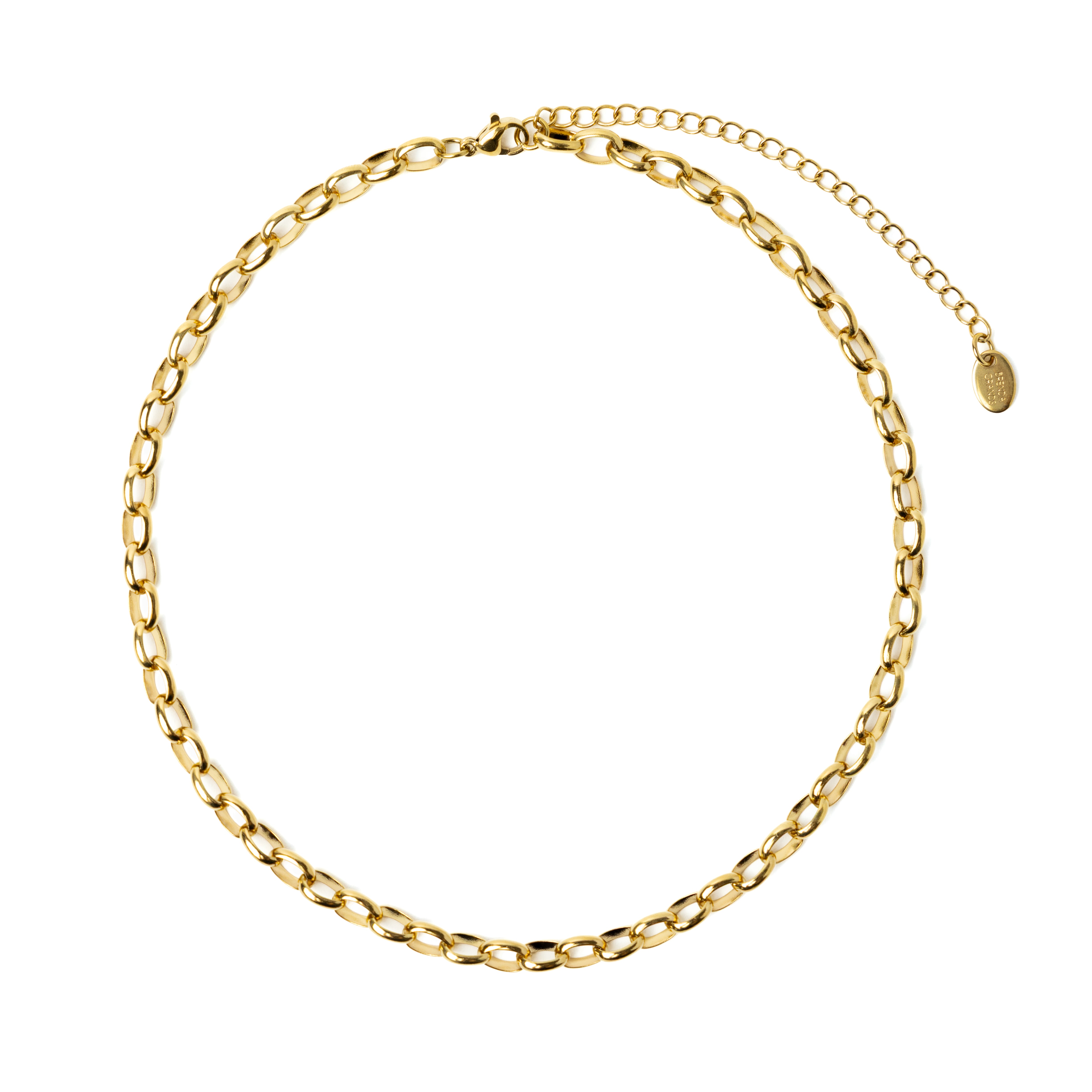 Waterproof Gold Chunky Link Chain