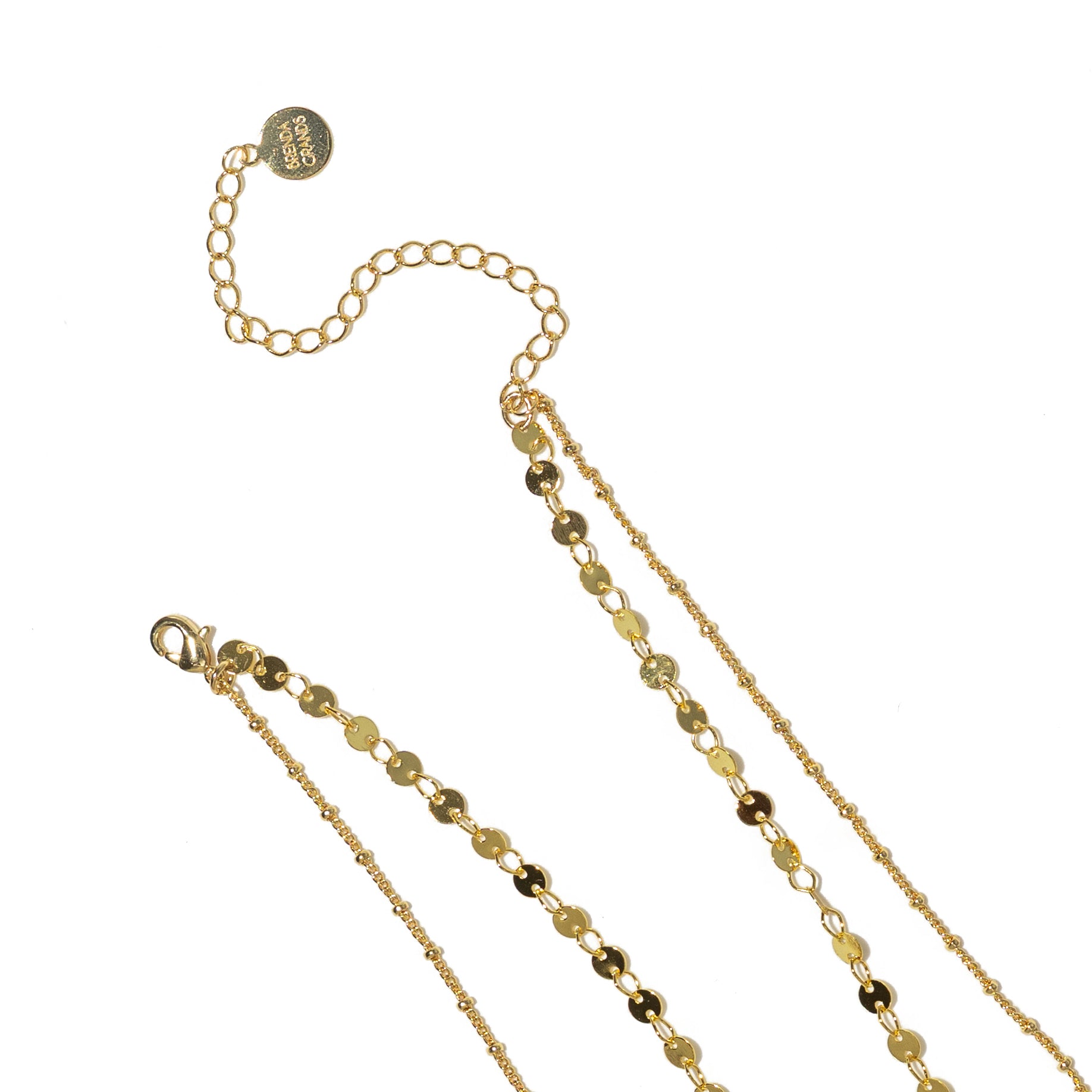 18K Gold Layered Circle Choker