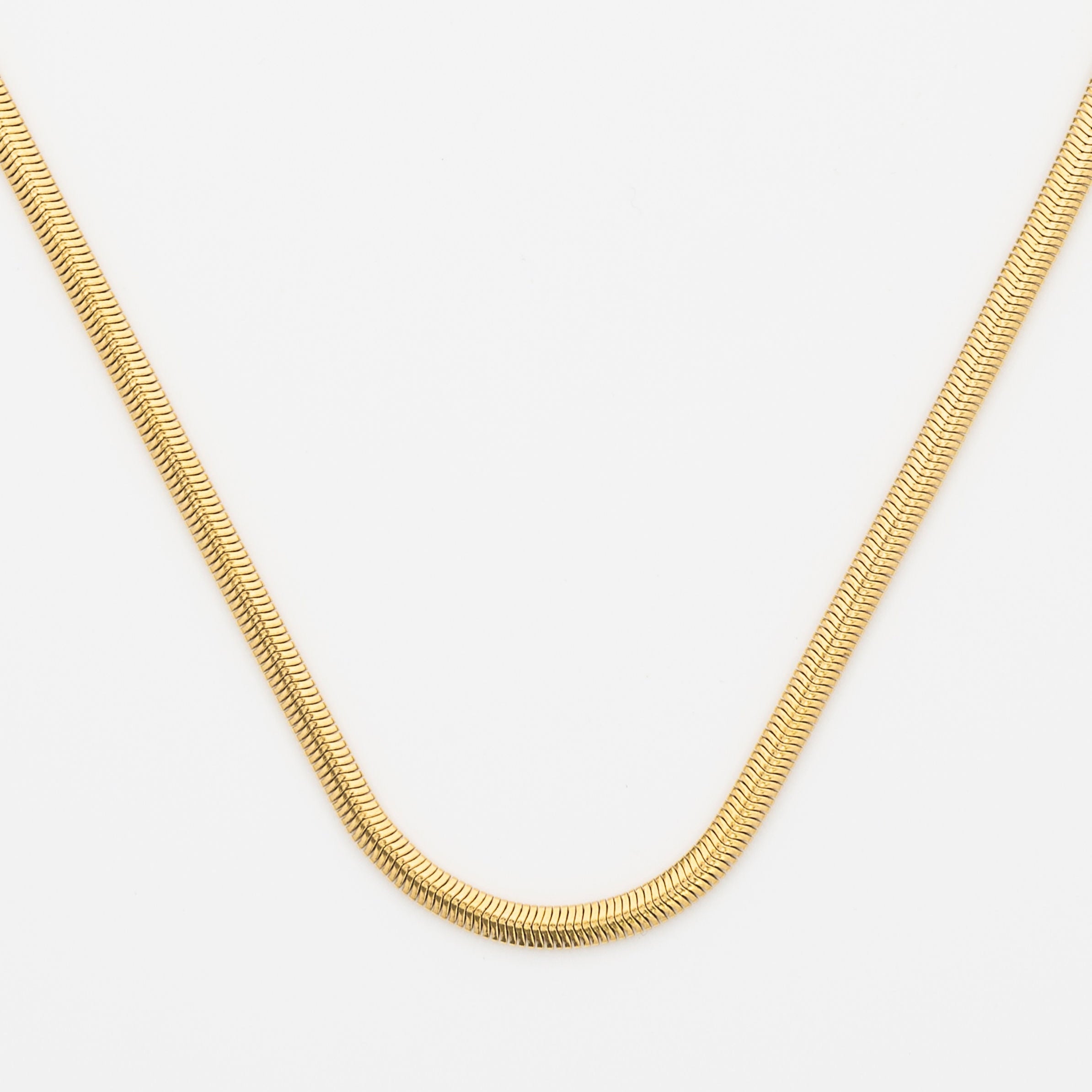 Matte Herringbone Necklace
