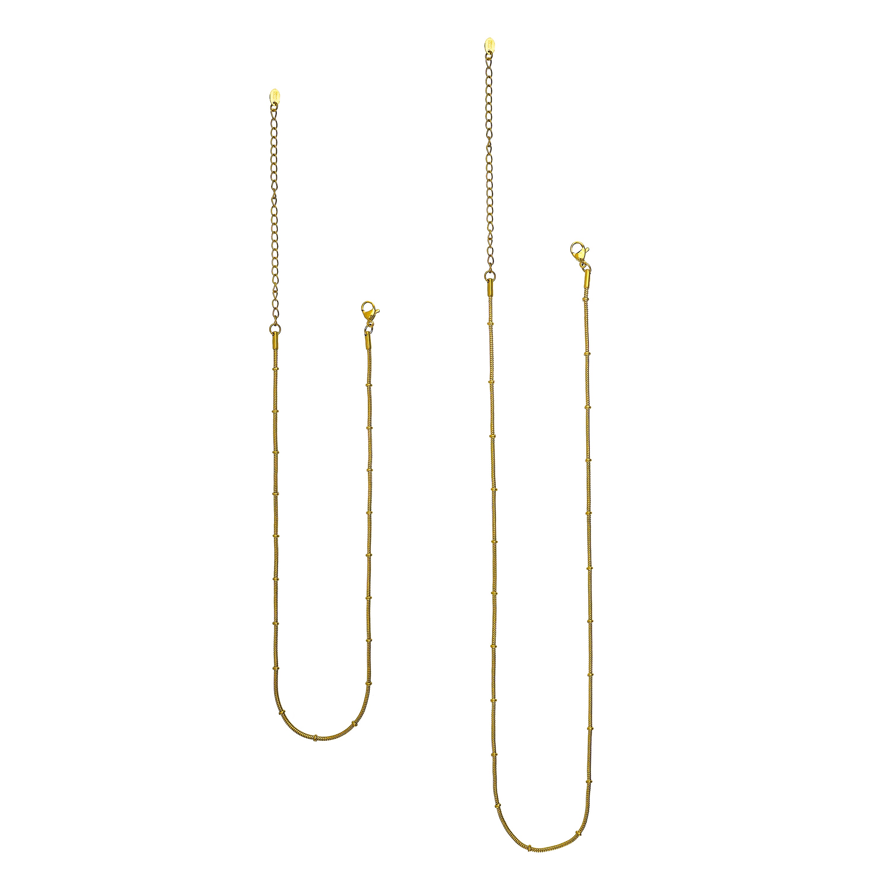 Waterproof Gold Rope Satellite Chain