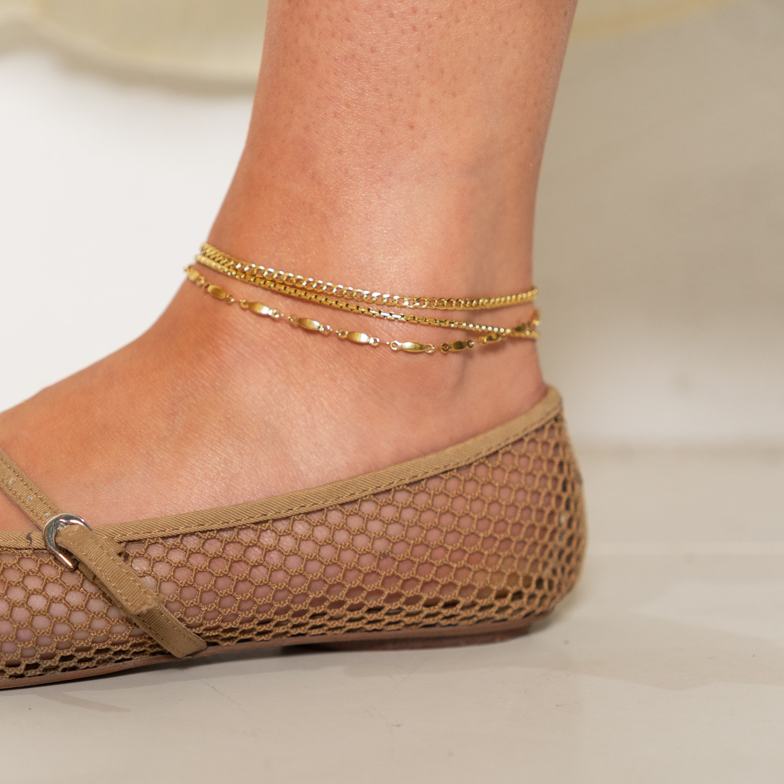 Waterproof Triple Layered Anklet