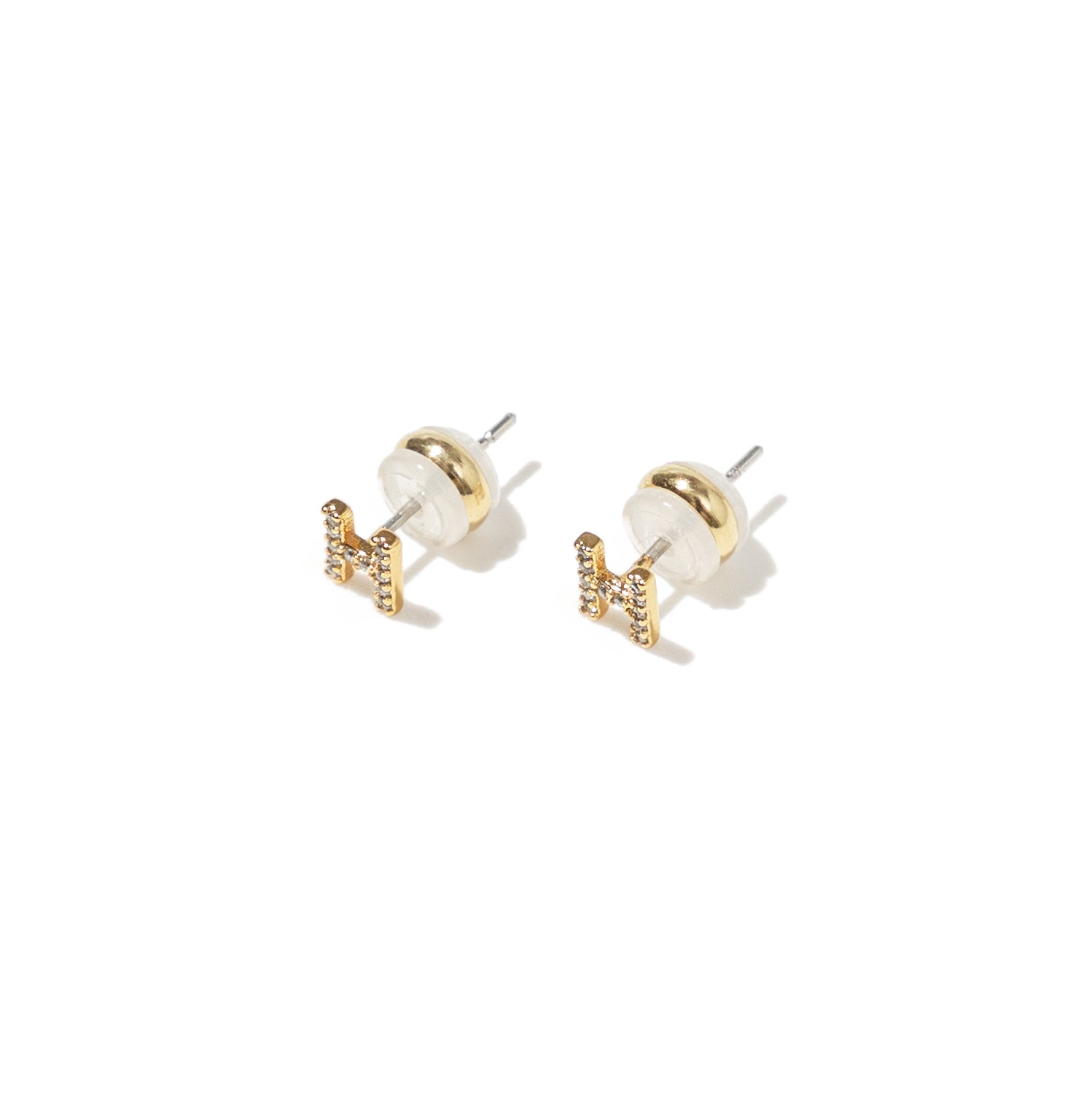 Shiny Initial Studs
