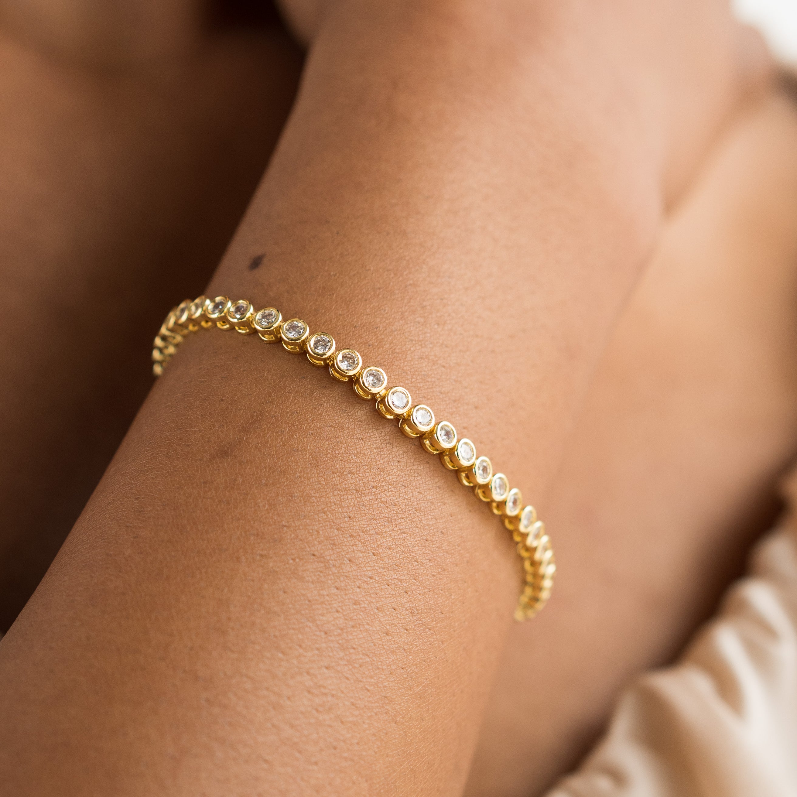 Diamond Tennis Bracelet  (Links)