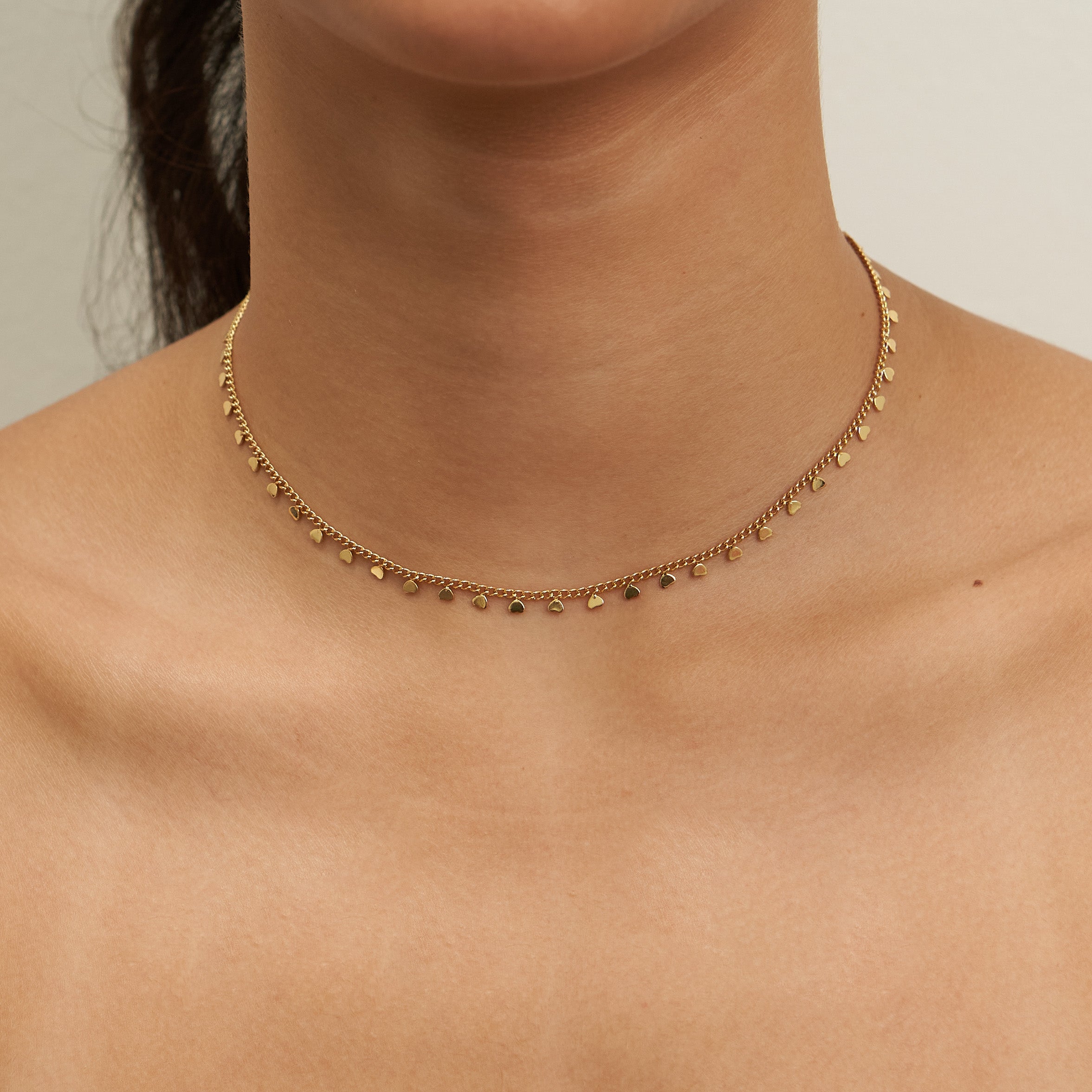 Corazones Choker