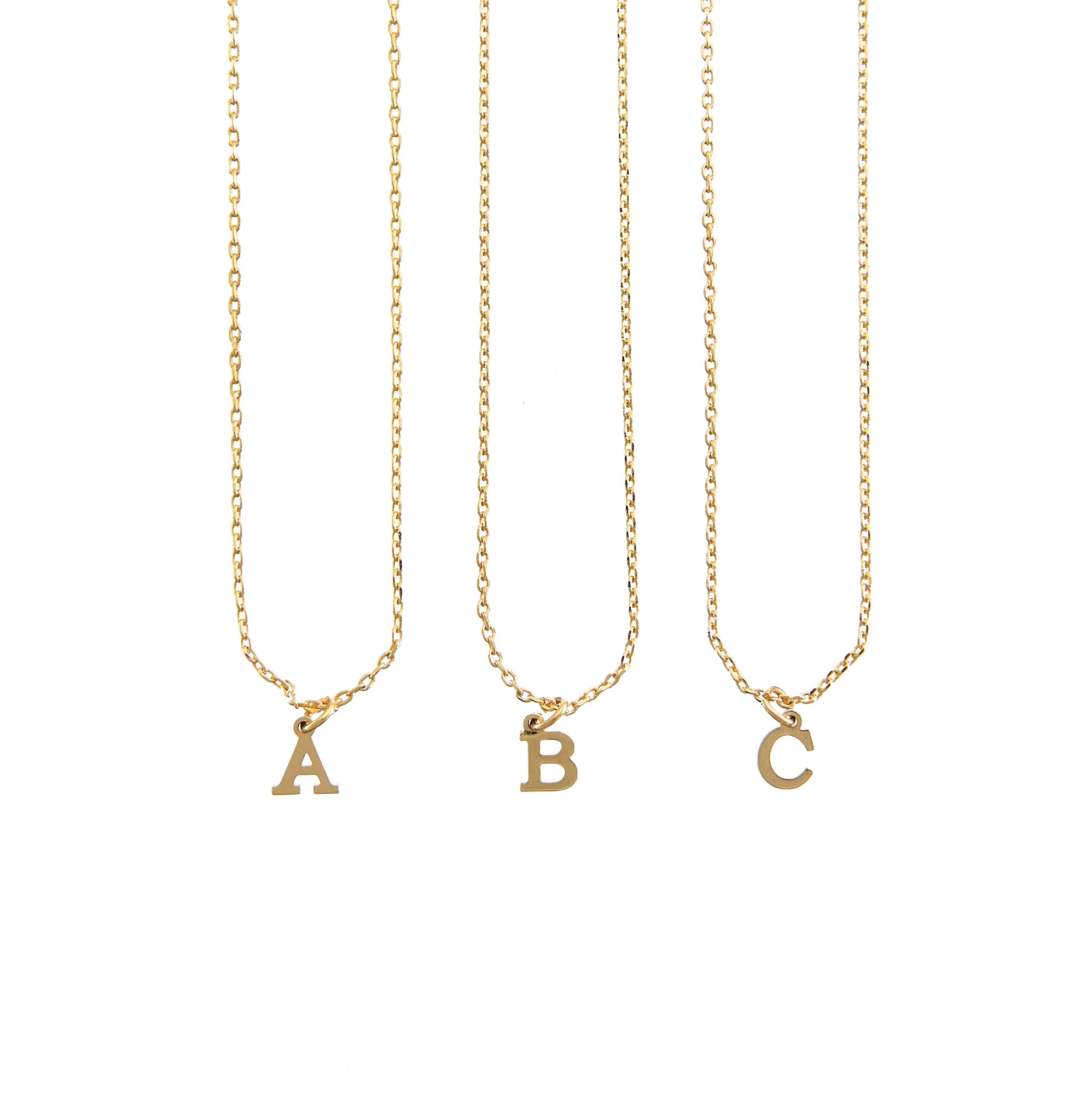 SALE Dainty Love Initial Necklace