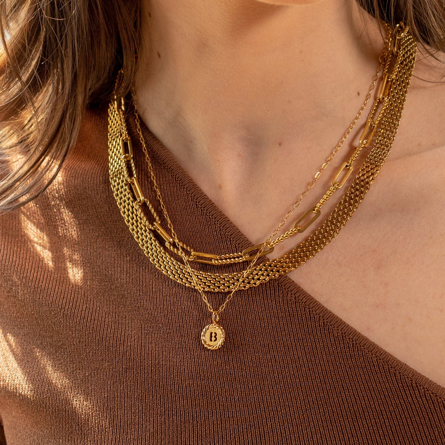Twisted Links Necklace