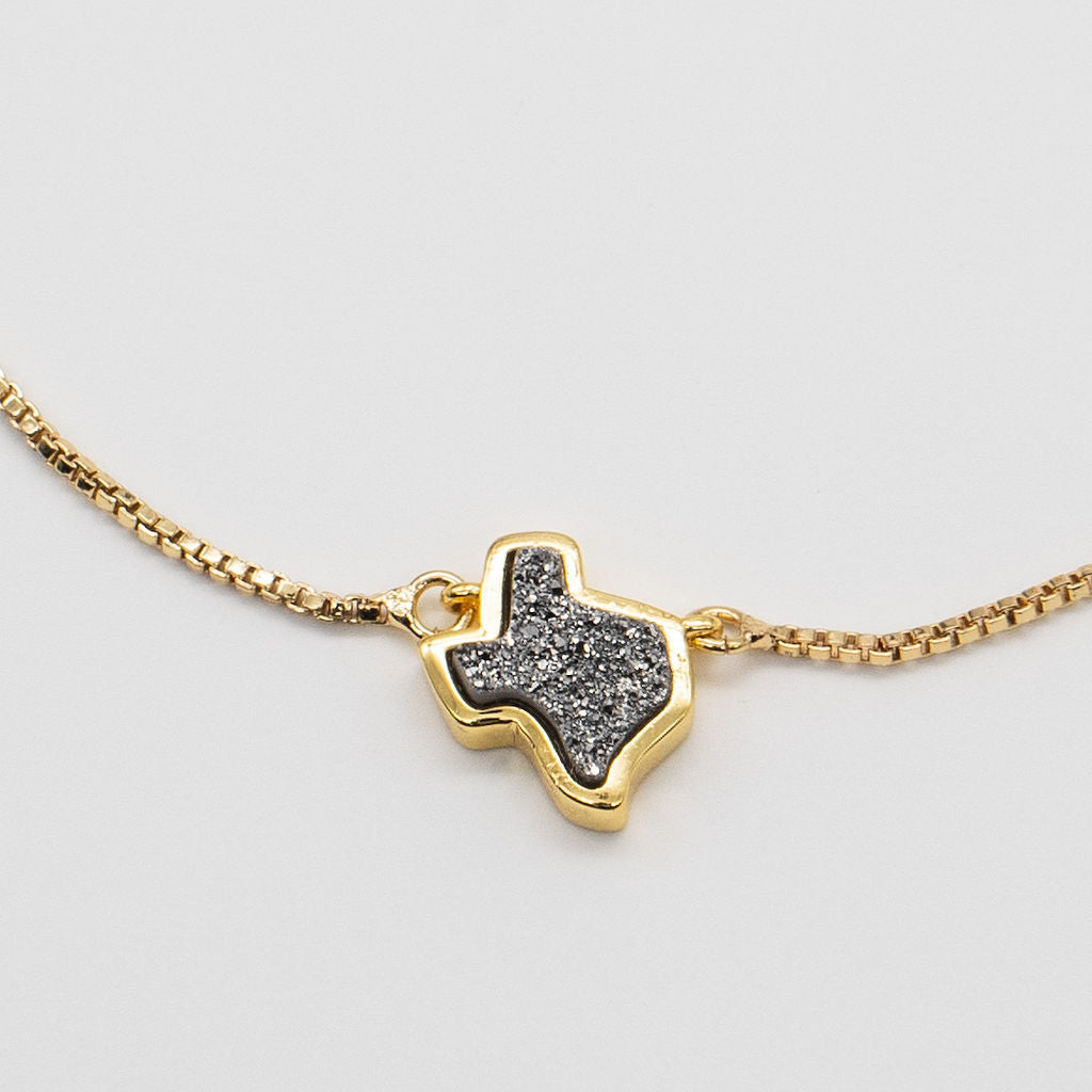 Texas Druzy Bracelet in Silver