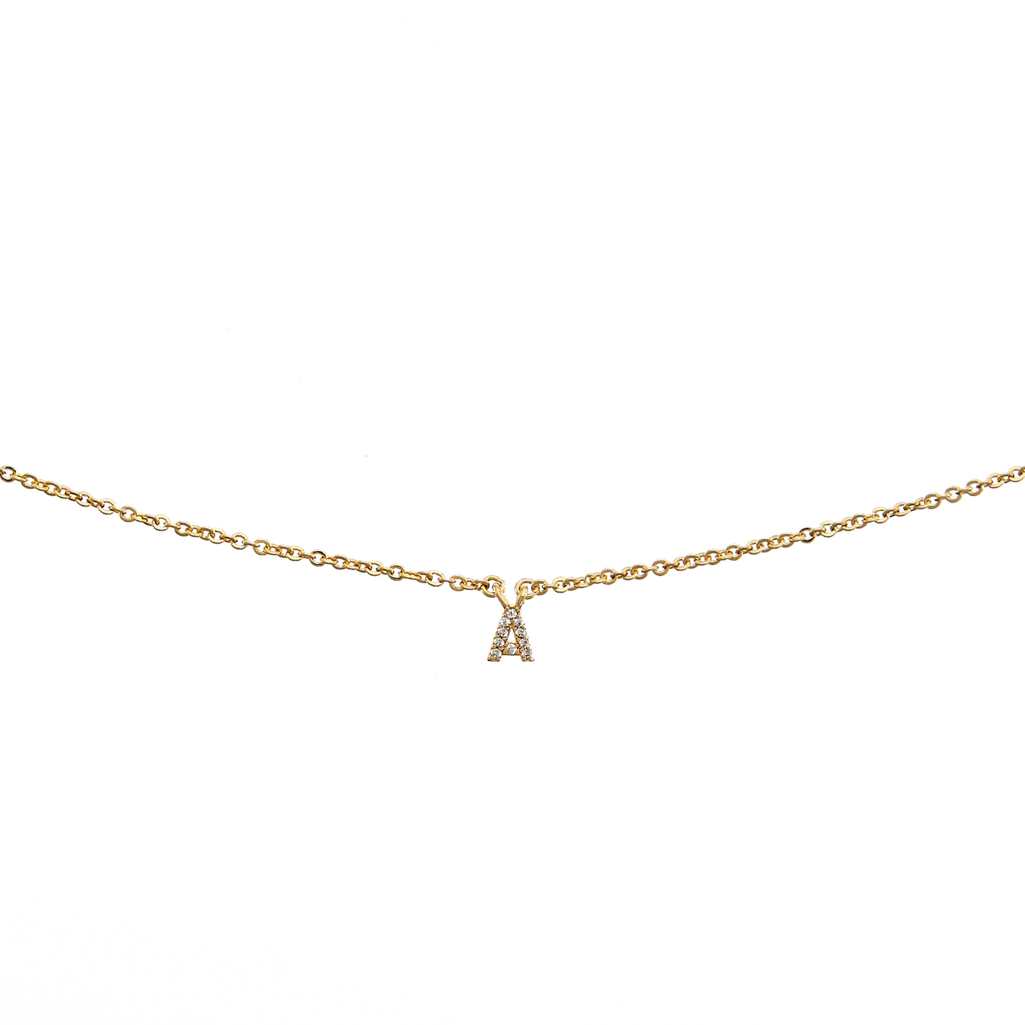 Shiny Initial Necklace