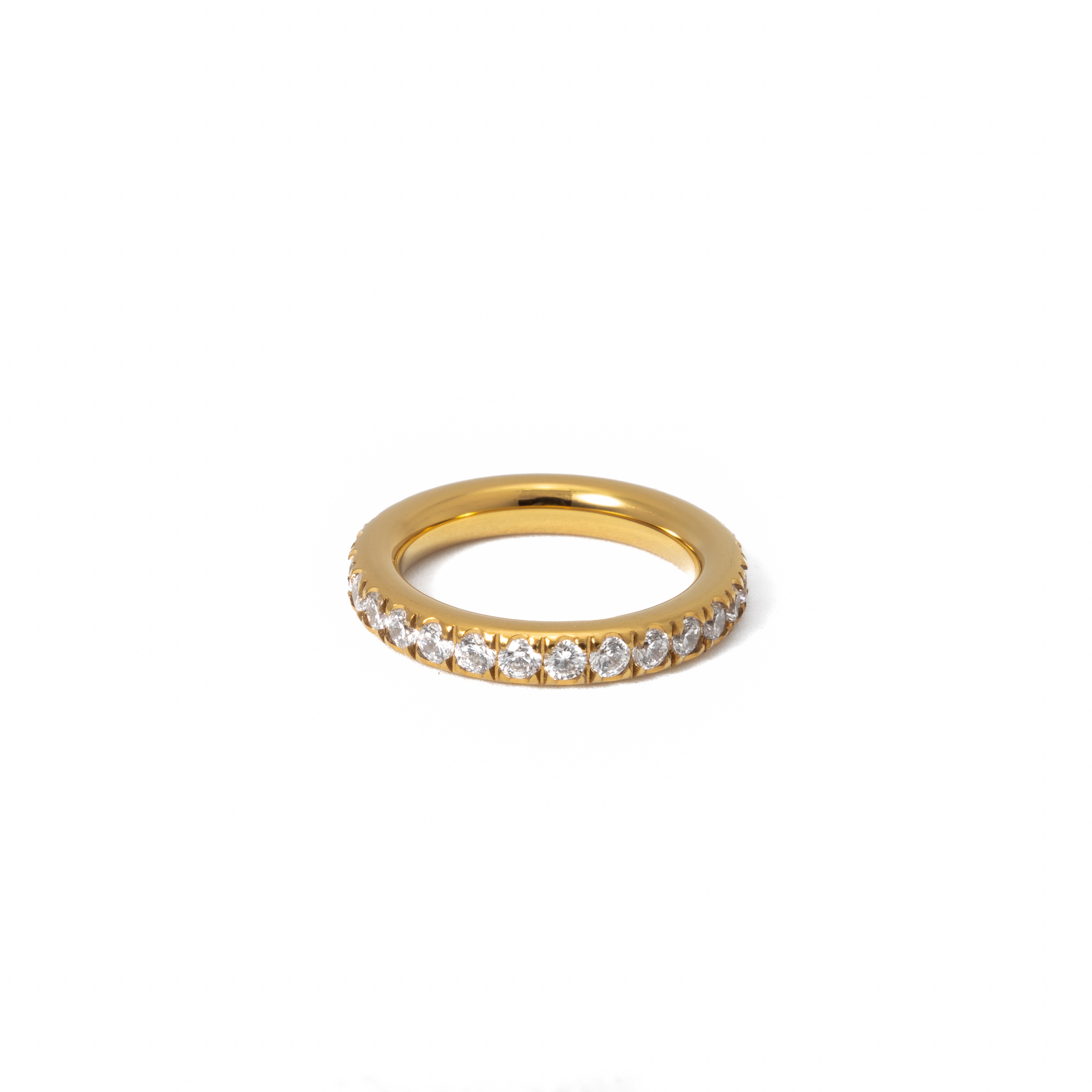 Waterproof Chunky Diamond Crystal Ring