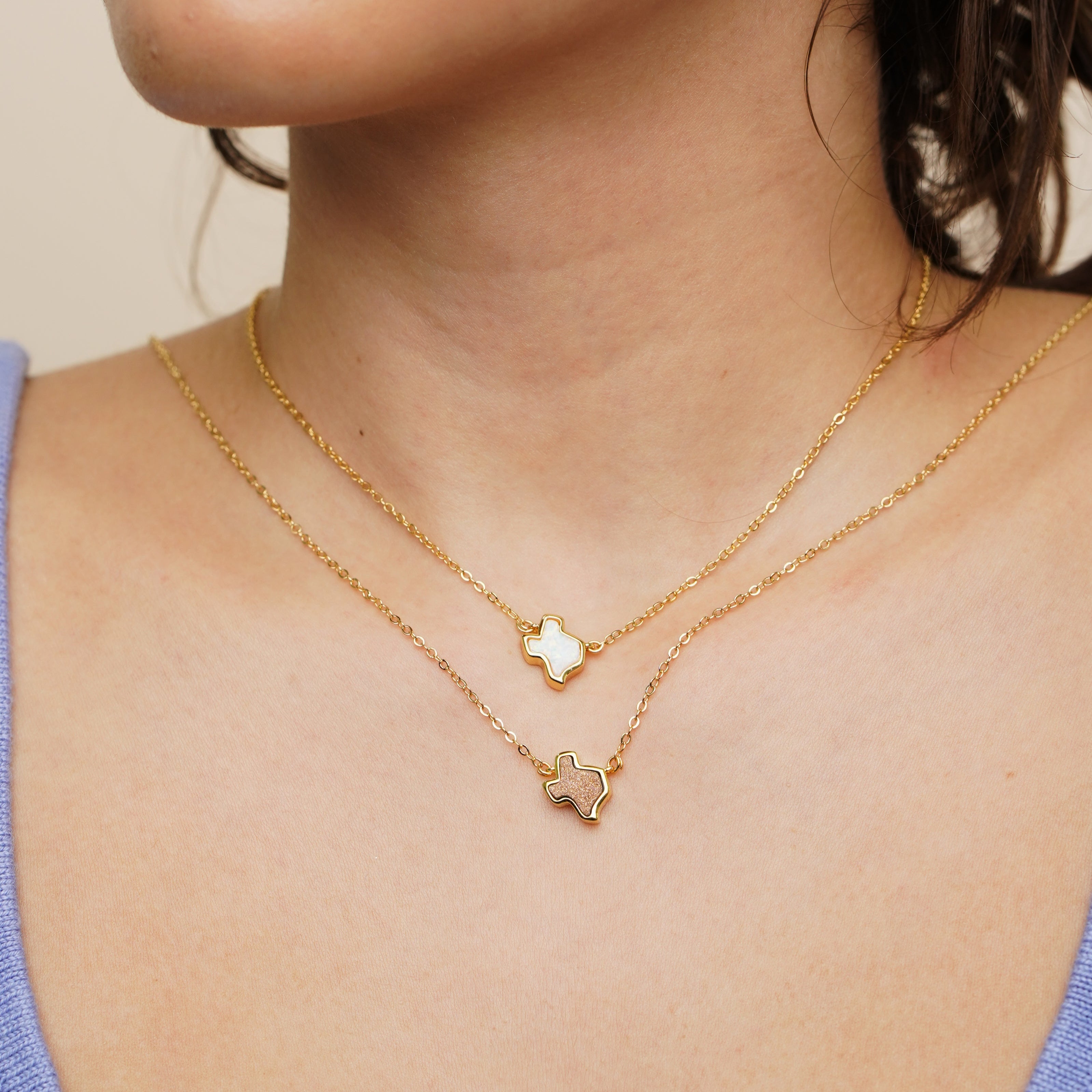 Texas Necklace in Opal