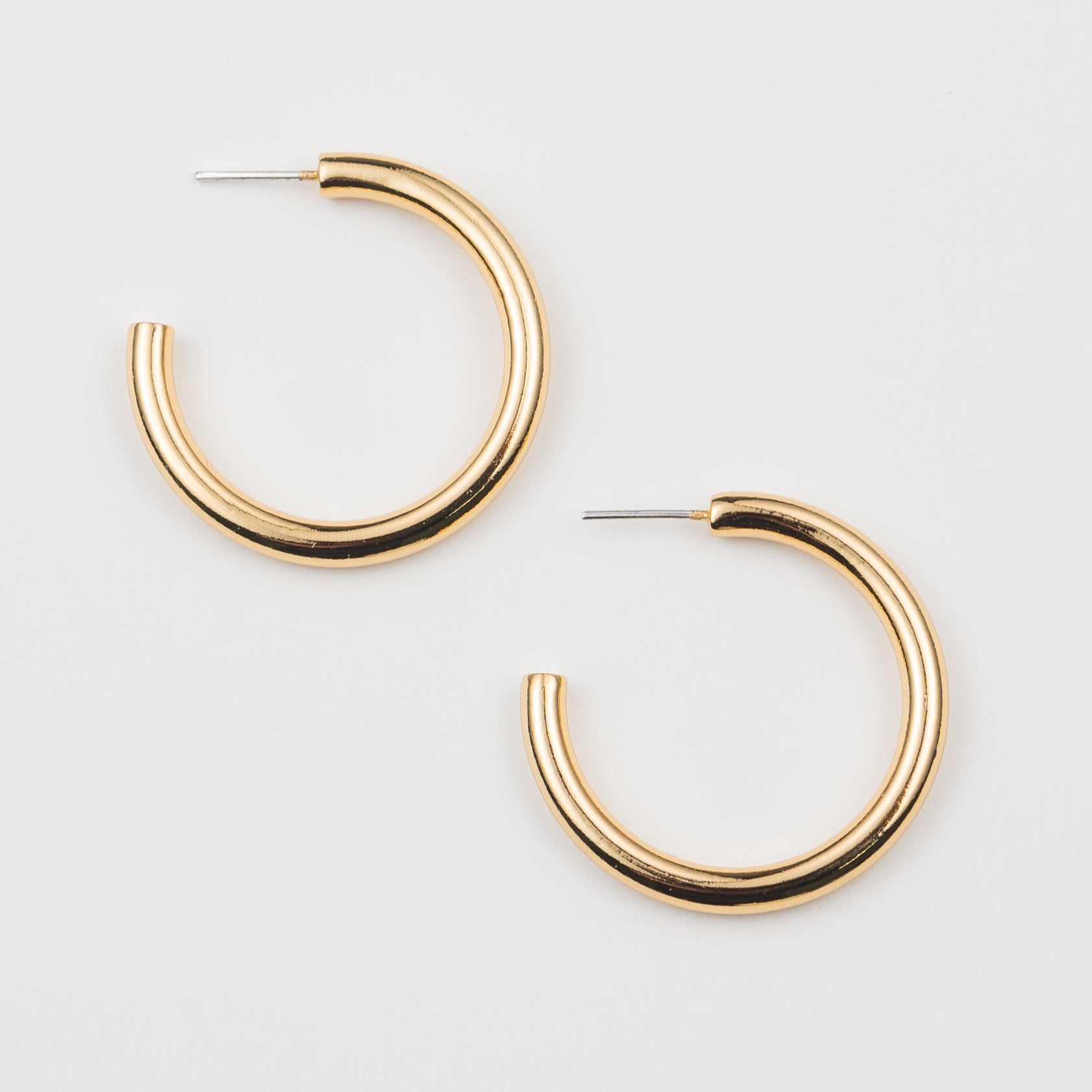 Chunky Tube Hoops Medium