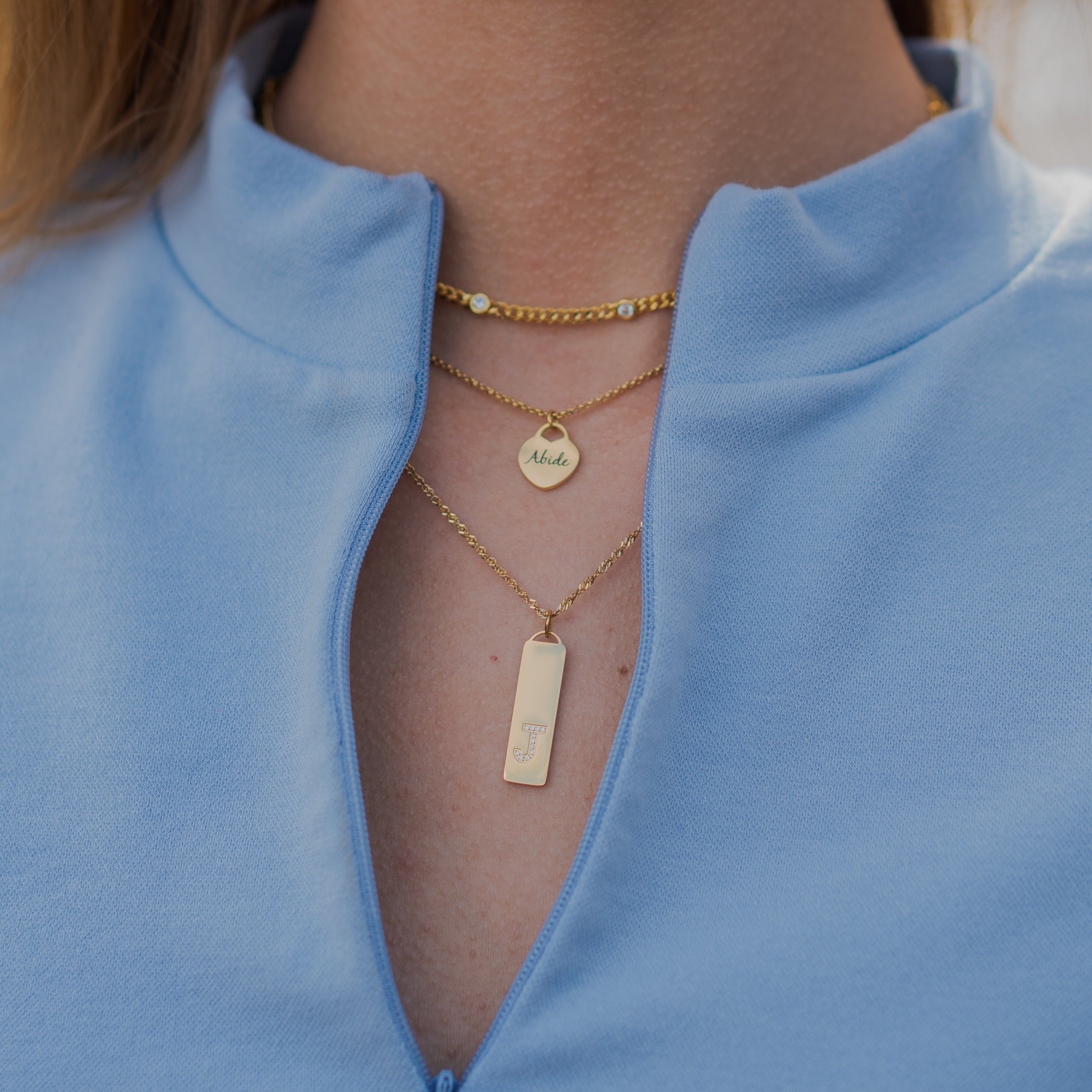 Personalized Heart Necklace