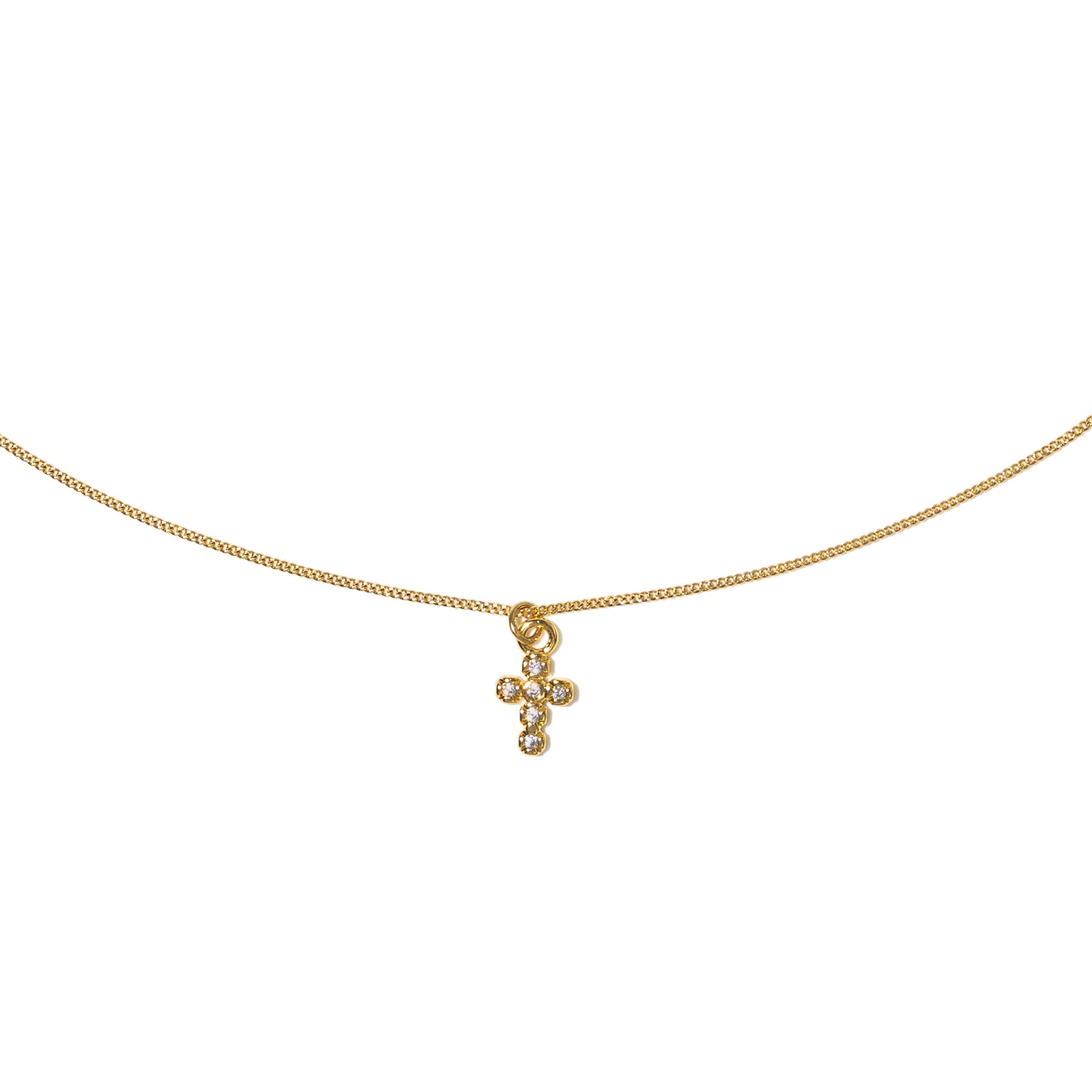 Shiny Cross Necklace