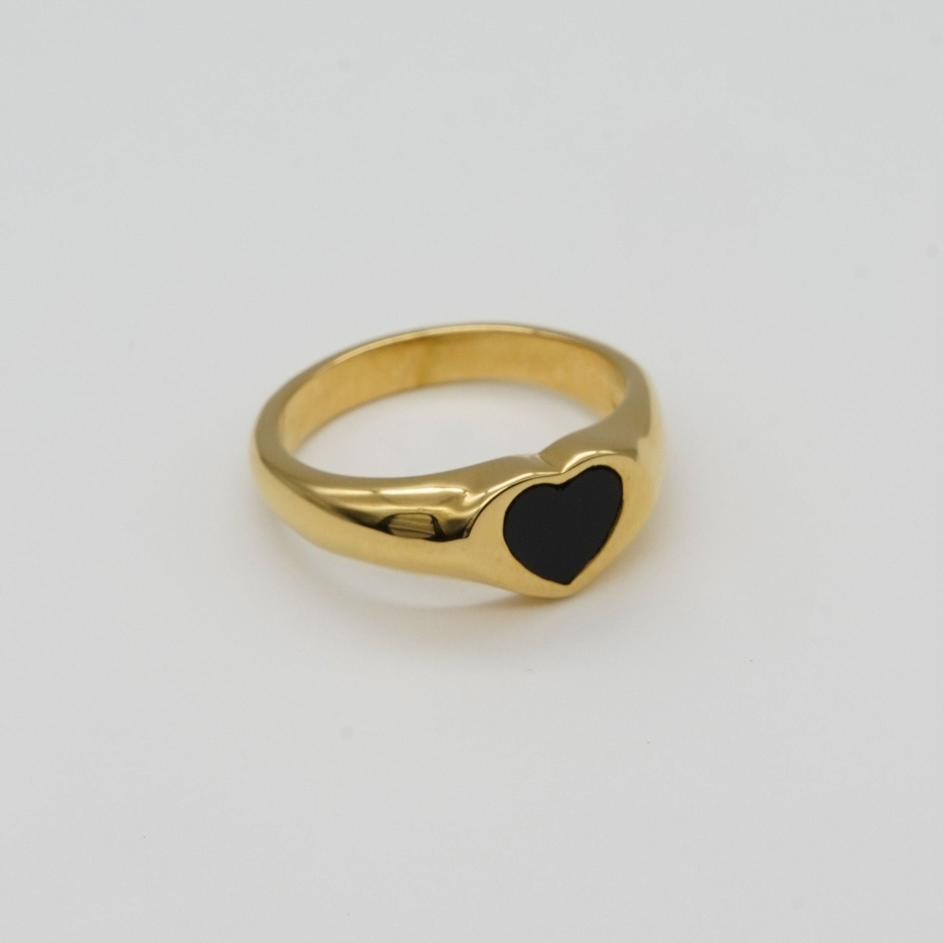 GREAT LOVE RING BLACK heart