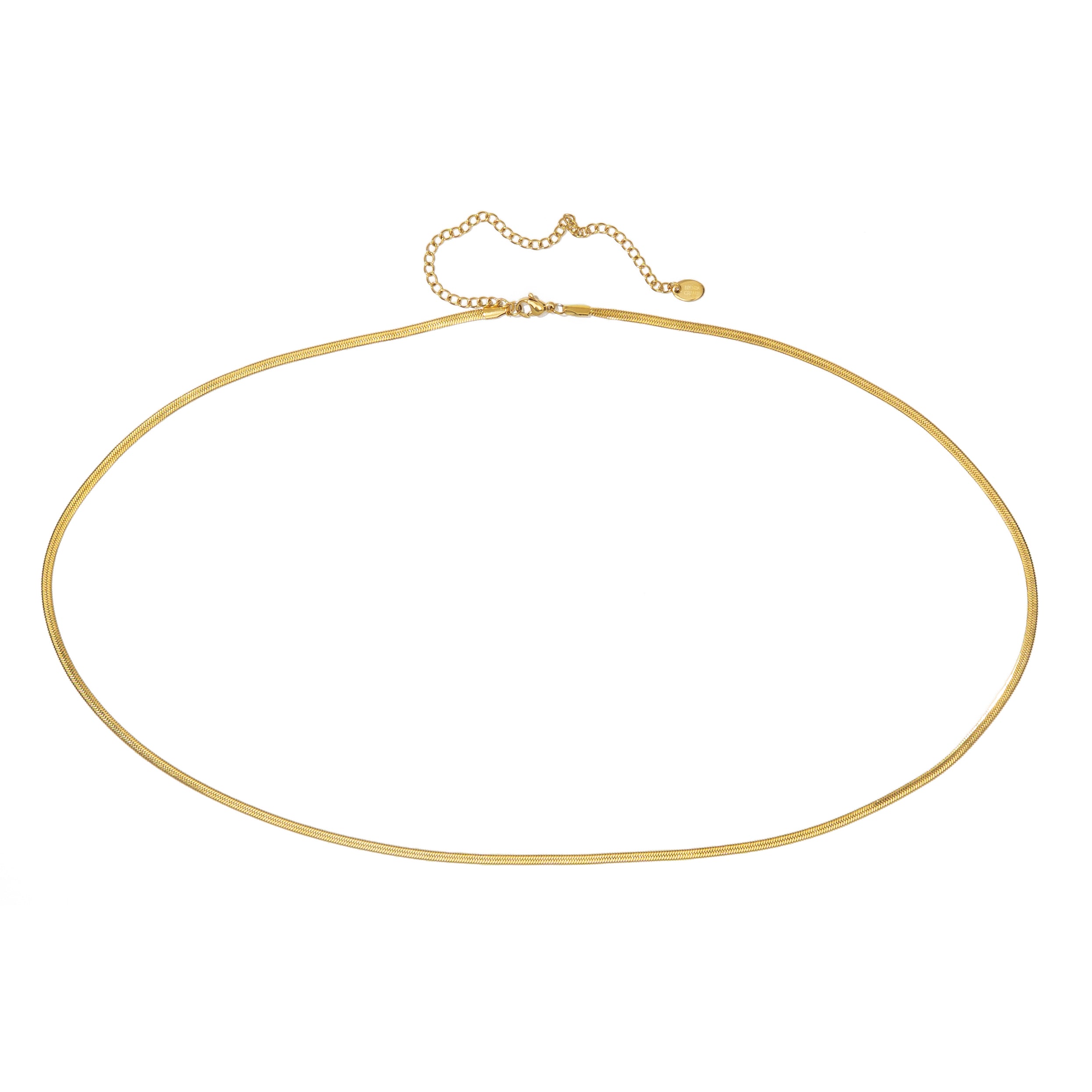 Waterproof Herringbone Belly Chain