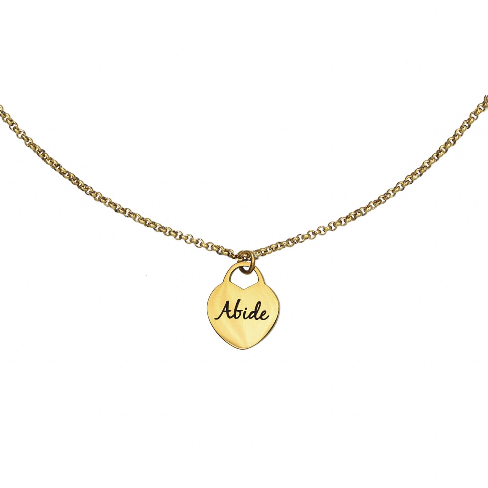 Personalized Heart Necklace