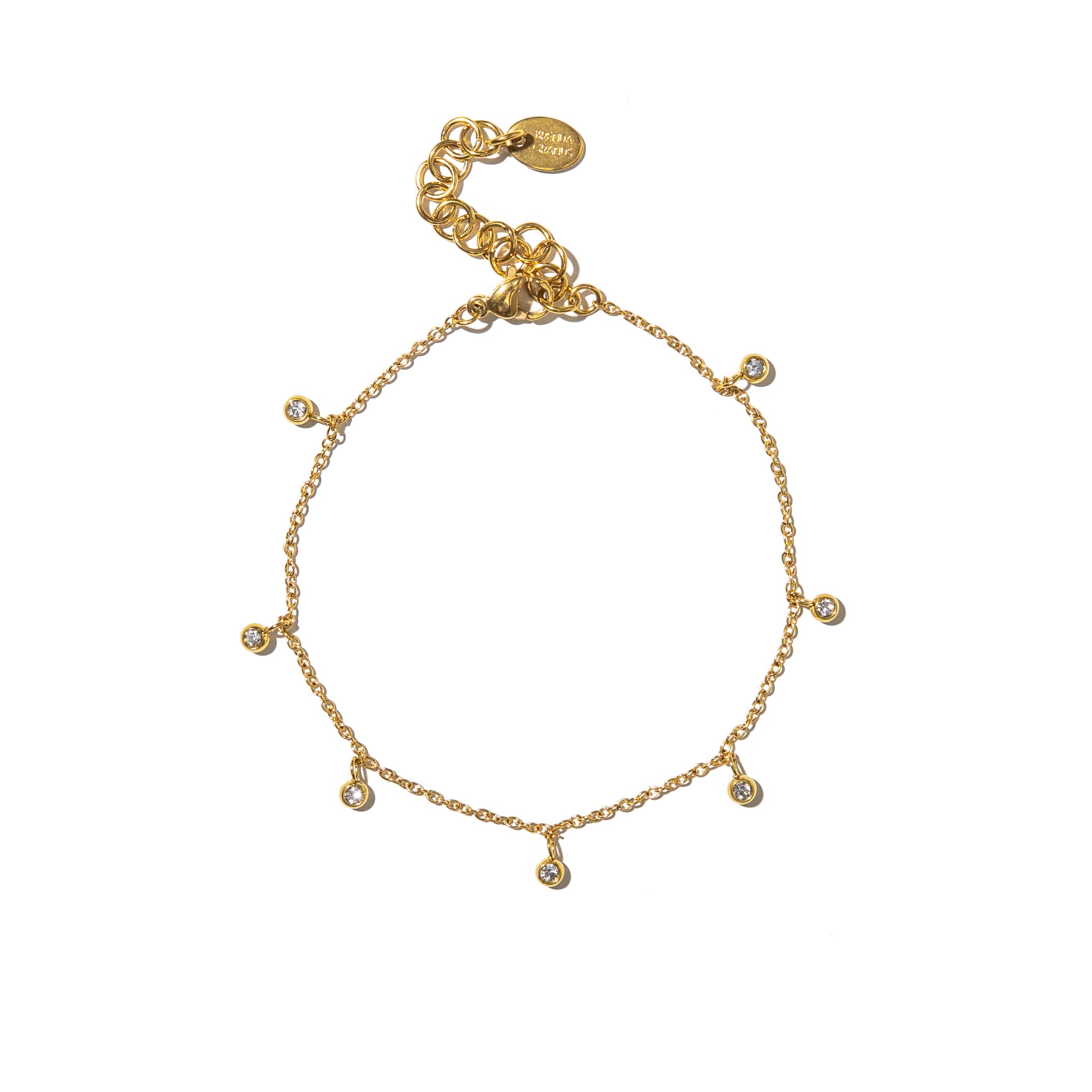 ANKLET WITH CRYSTALS