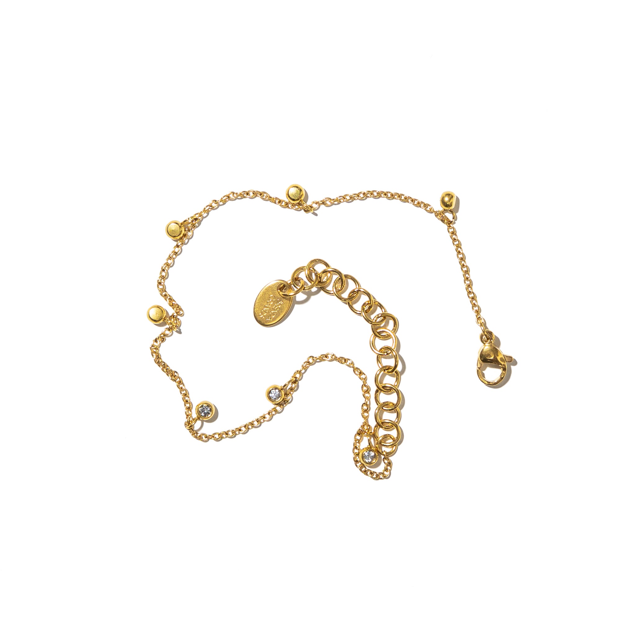 ANKLET WITH CRYSTALS