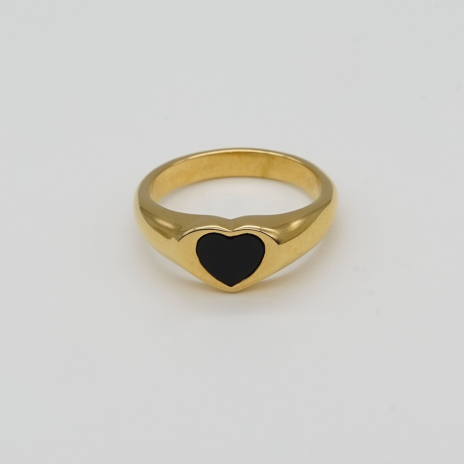 GREAT LOVE RING BLACK heart