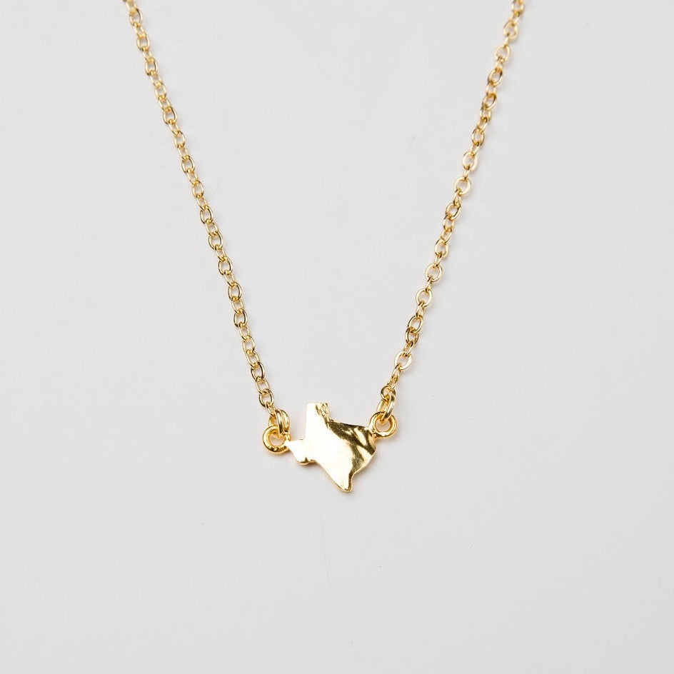 Texas Mini Necklace Gold
