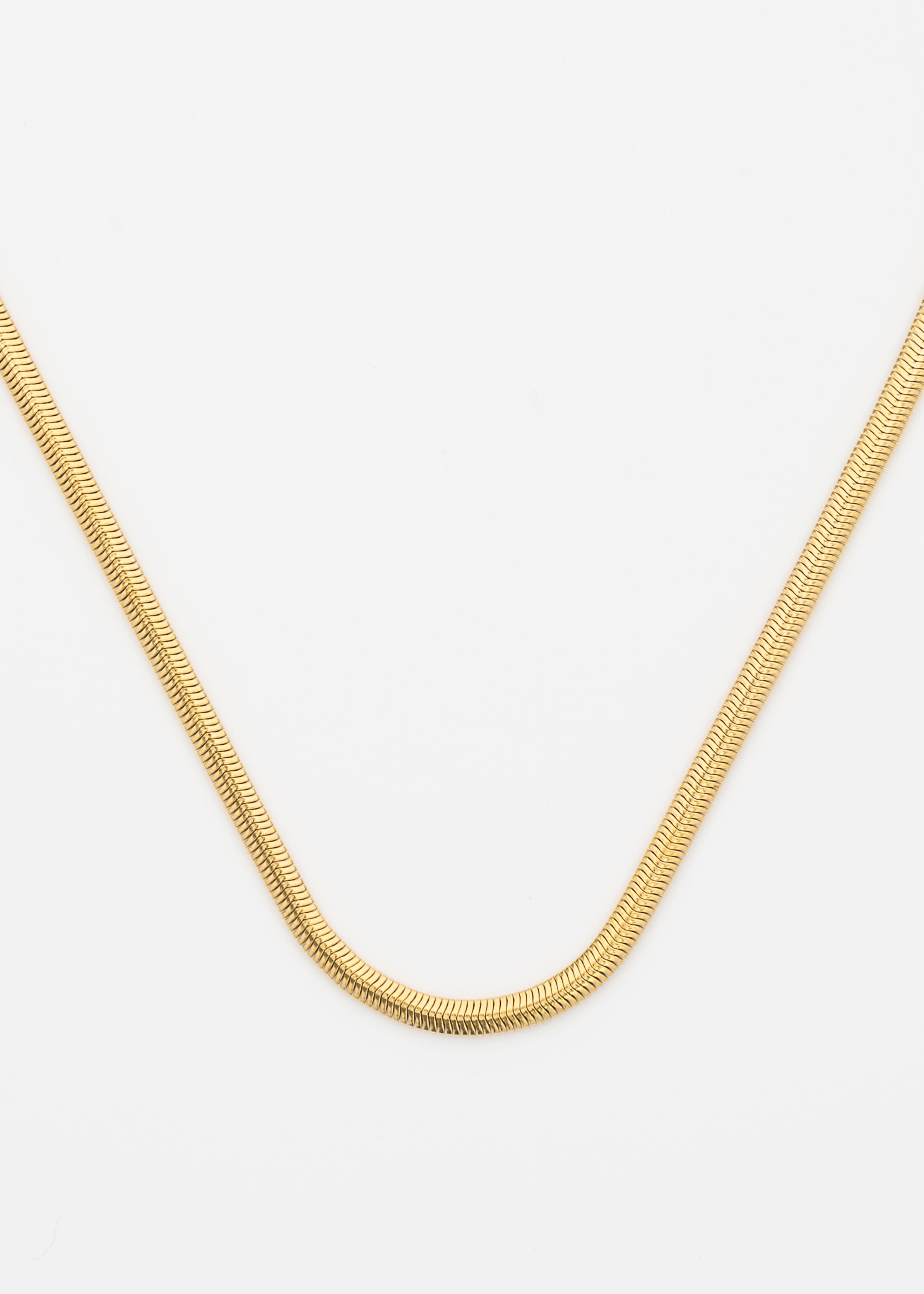 Matte Herringbone Necklace